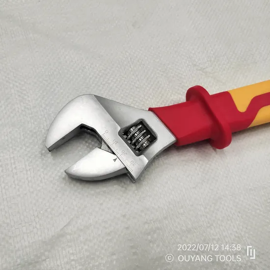 1000V Electrical Tools/Insulated/Insulation/Electrican/Injection Adjustable Spanner, 300mm