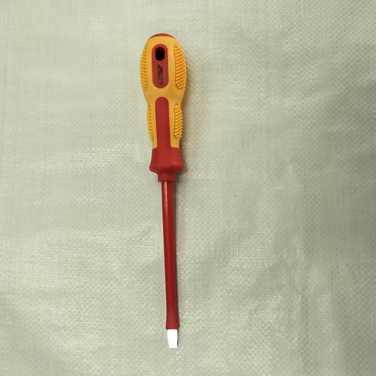 Electrical Hand Tools Inuslated Insulation Slotted Screwdriver 6X125mm, 1000V