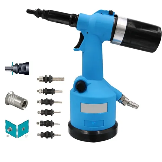 Wholesale Rivet Gun Manfuacturers Blind Rivet Nut Setting Tool M12 M16 Nut Riveter Pneumatic Rivet Nut Gun 