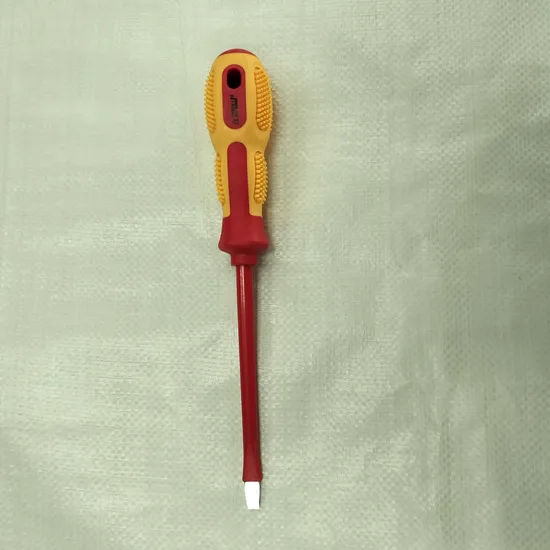 Electrical Hand Tools Inuslated Insulation Slotted Screwdriver 6X125mm, 1000V 