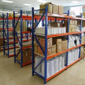 Medium Duty Long Span Metal Shelf for Warehouse Storage 